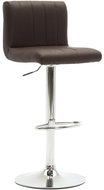Brown faux leather bar stool - Bar Stool