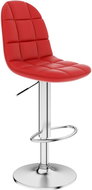 Burgundy faux leather bar stool - Bar Stool