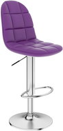 Purple faux leather bar stool - Bar Stool