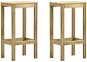 Záhradné stoličky 2 ks impregnované borové drevo - Barová stolička