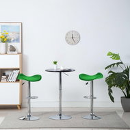 Bar stools 2 pcs green faux leather - Bar Stool