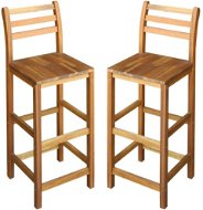 Barová stolička Barové stoličky 2 ks masívne akáciové drevo - Barová židle