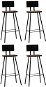 Bar stools 4 pcs solid recycled wood - Bar Stool