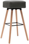 Bar stool dark gray textile - Bar Stool