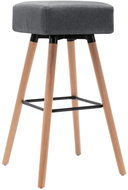 Bar stool light gray textile - Bar Stool