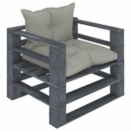 Zahradní pohovka z palet s taupe poduškami dřevo 3052540 - Zahradní pohovka