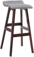 Bar stool light gray textile - Bar Stool