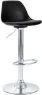 Black faux leather bar stool - Bar Stool