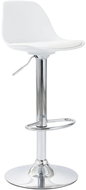 White faux leather bar stool - Bar Stool