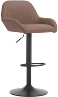 Bar stool with armrests taupe textile - Bar Stool