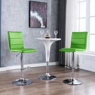Bar stools 2 pcs green faux leather - Bar Stool