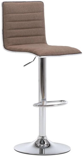 Bar stool taupe textile - Bar Stool - Main image