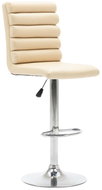 Cream faux leather bar stool - Bar Stool