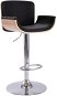Black faux leather bar stool - Bar Stool