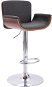 Barová stolička sivá, textil - Barová stolička