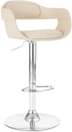 White faux leather bar stool - Bar Stool
