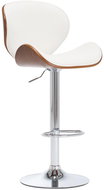 White faux leather bar stool - Bar Stool