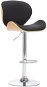 Barová stolička čierna, umelá koža - Barová stolička