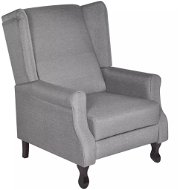 Armchair gray textile 242206 - Armchair