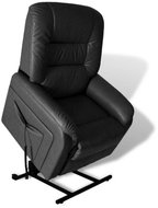 Positioning TV Chair Black Faux Leather 240872 - Armchair