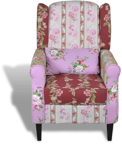 Textile Patchwork Armchair - Armchair - Main image