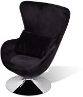 Armchair in the shape of an egg, black - Armchair