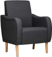 Dark gray textile armchair - Armchair