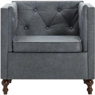 Gray textile armchair - Armchair