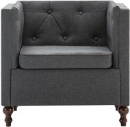 Dark gray textile armchair - Armchair