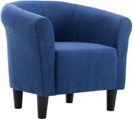 Blue textile armchair - Armchair