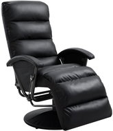 Pointing TV chair black faux leather - Armchair