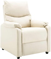 Pointing TV armchair creamy textile - Armchair