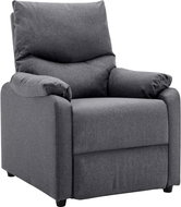 Pointing TV Chair Dark Grey Textile - Armchair