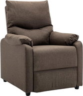 Pointing TV armchair brown textile - Armchair