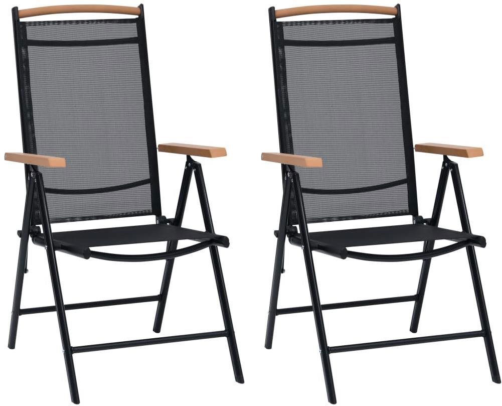 Aluminium folding hot sale garden chairs