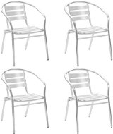 Stackable garden chairs 4 pcs aluminum 48708 - Garden Chair