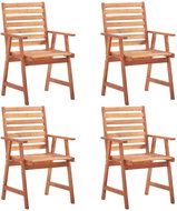 Garden Dining Chairs 4 pcs Solid Acacia Wood 3051100 - Garden Chair