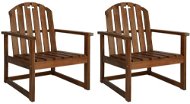 Garden chairs 2 pcs solid acacia 44033 - Garden Chair