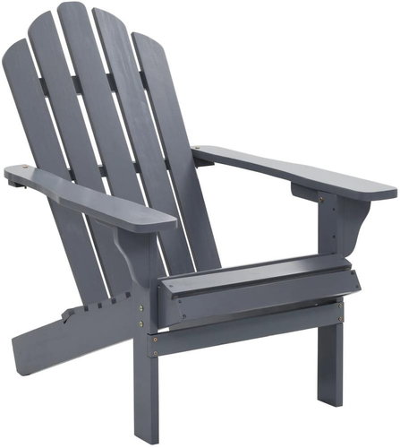 Garden chair wooden gray 45702 - Garden Armchair - Main image