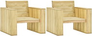 Garden Chairs 2 pcs 89 x 76 x 76cm Impregnated Pine Wood 3053201 - Garden Chair