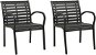 Garden Chair Garden chairs 2 pcs gray wood 47938 - Zahradní židle