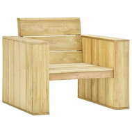 Garden Chair 89 x 76 x 76cm Impregnated Pine Wood 49036 - Garden Chair