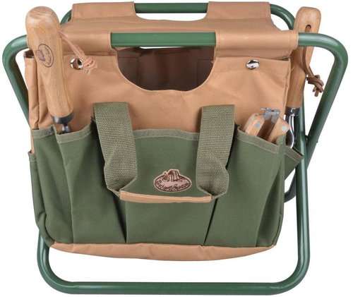 Esschert Design Garden chair with tool pockets GT01 - Camping Chair - Main image