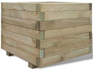SHUMEE Raised flower bed 50 x 50 x 40 cm square wood - Raised Garden Bed