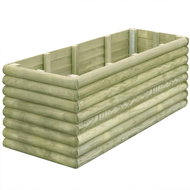 SHUMEE Raised flower bed 150x56x48 cm impregnated pine wood 19 mm - Raised Garden Bed