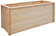 SHUMEE Raised flower bed 200 x 50 x 80 cm pine wood 19 mm - Raised Garden Bed