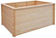 SHUMEE Raised flower bed 150 x 100 x 80 cm pine wood 19 mm - Raised Garden Bed