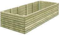 SHUMEE Raised flower bed 206 x 100 x 48 cm impregnated pine wood - Raised Garden Bed