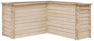 SHUMEE Raised flower bed 150 x 150 x 80 cm solid pine wood - Raised Garden Bed