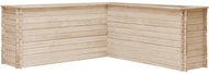SHUMEE Elevated flower bed 197 x 197 x 80 cm solid pine wood - Raised Garden Bed